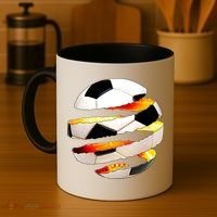 Soccer Ball Tear Coffee Mug thumb 4