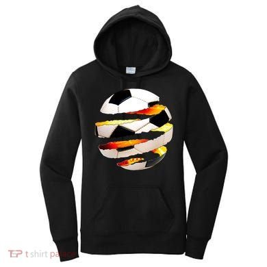 Soccer Ball Tear Women's Hoodie
