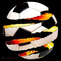 Soccer Ball Tear Women's Hoodie thumb 2