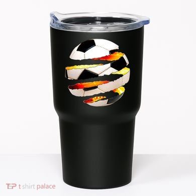 Soccer Ball Tear Tumbler