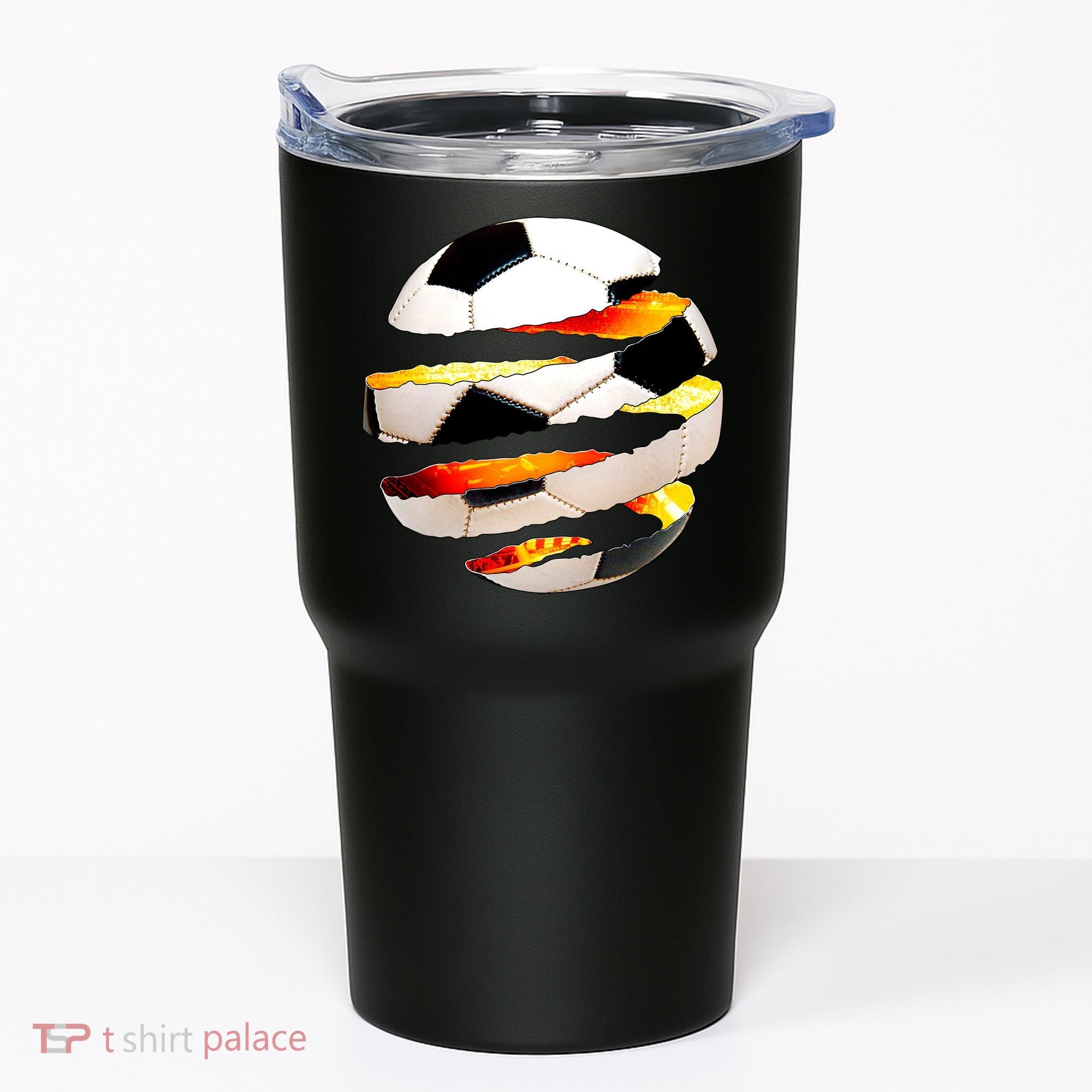 Soccer Ball Tear Tumbler