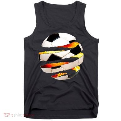 Soccer Ball Tear Tank Top