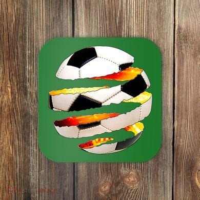 Soccer Ball Tear Coaster