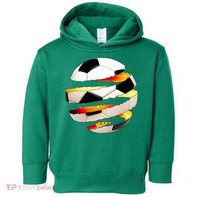 Soccer Ball Tear Toddler Hoodie