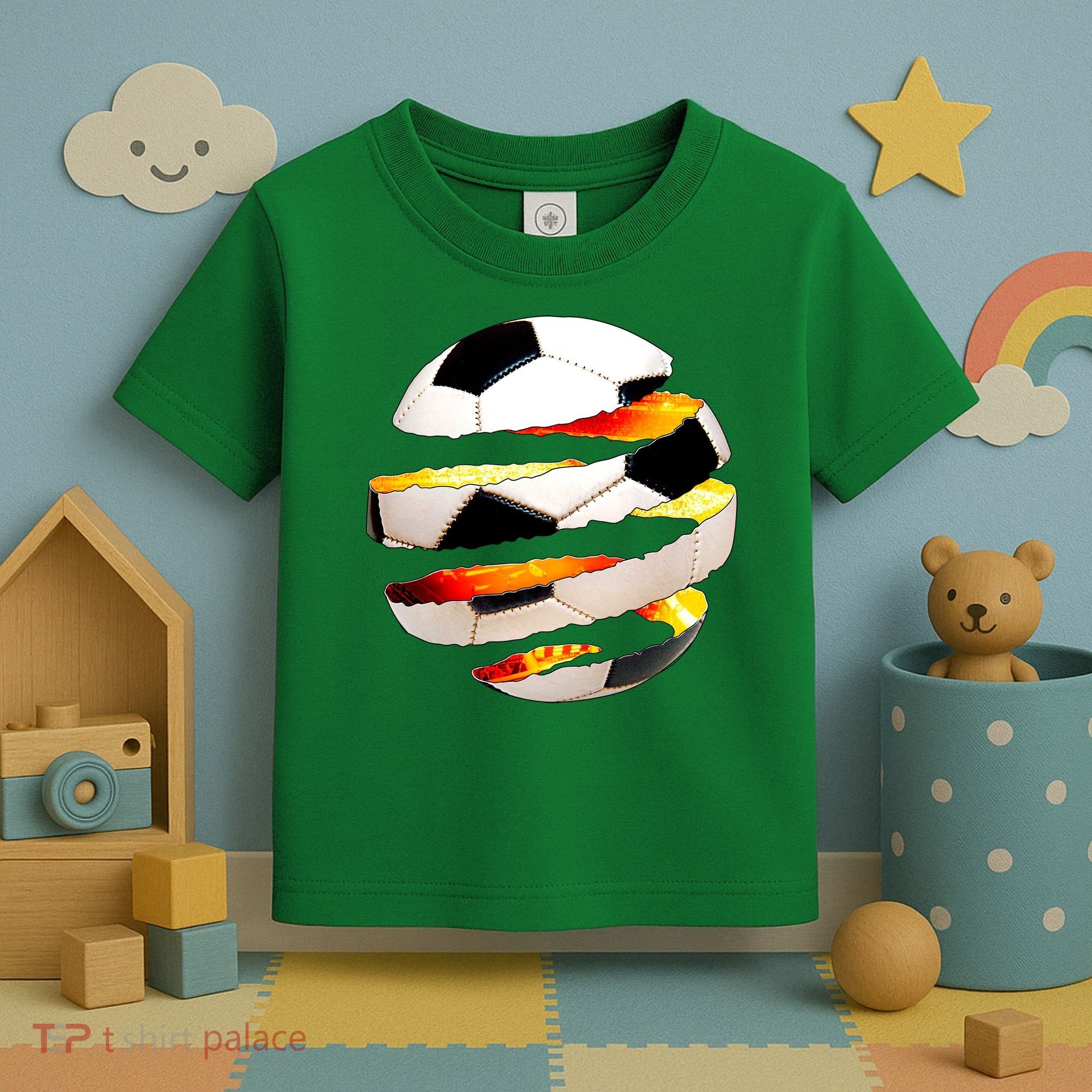 Soccer Ball Tear Toddler T-Shirt