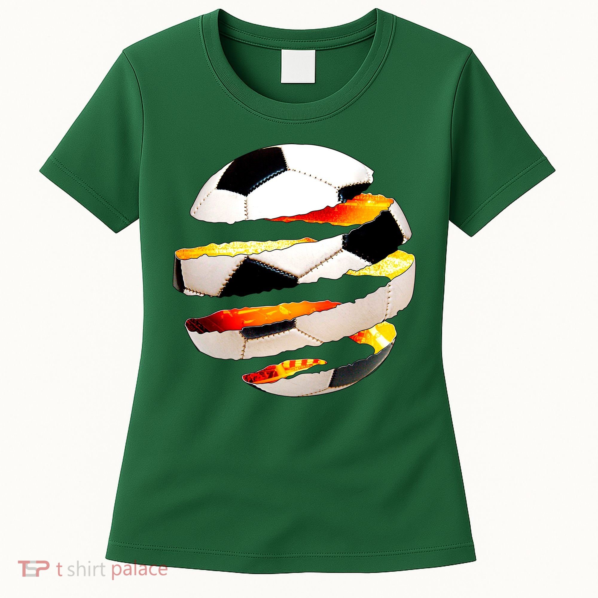 Soccer Ball Tear Women's T-Shirt