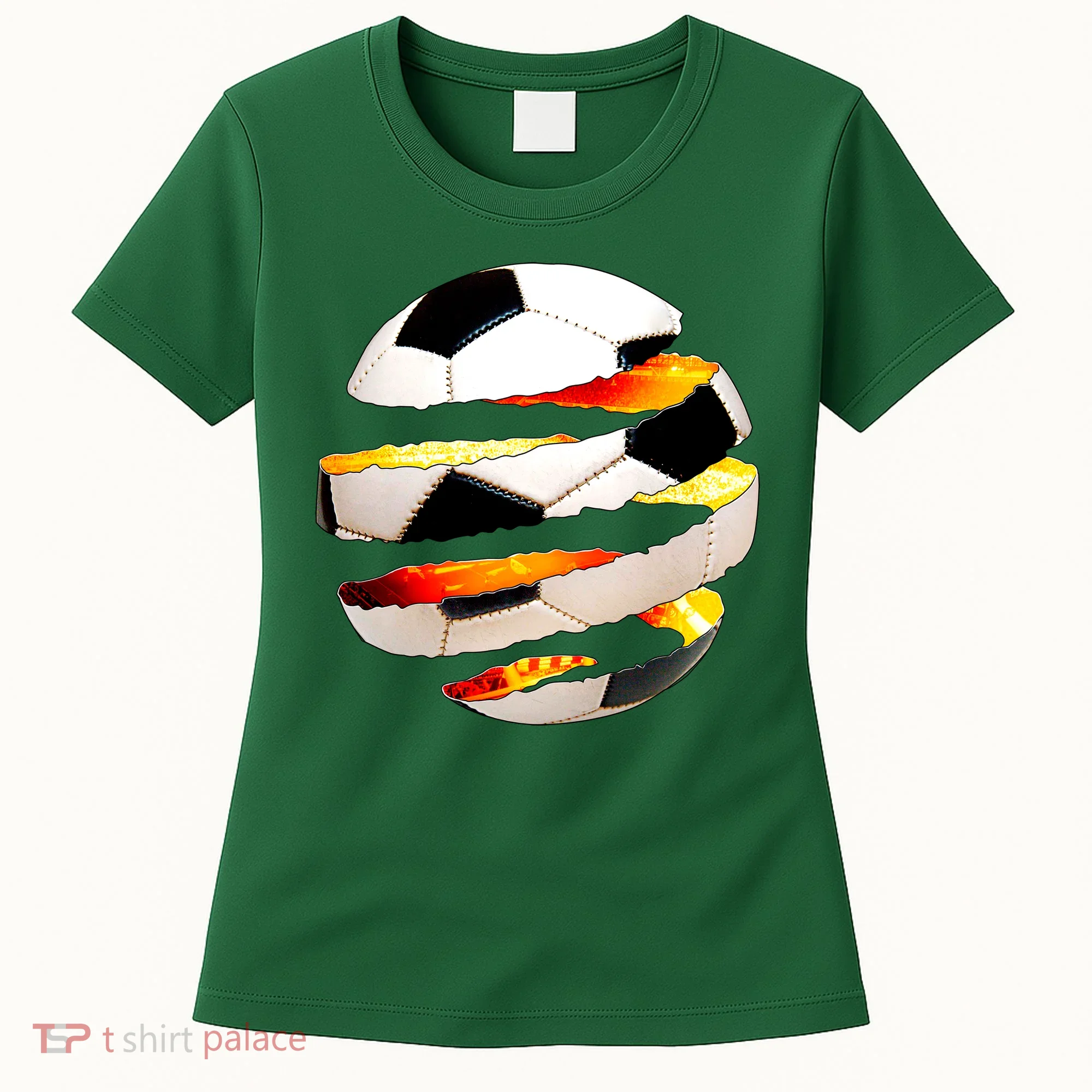 Soccer Ball Tear Women's T-Shirt