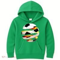 Soccer Ball Tear Kids Hoodie thumb 0