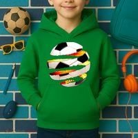 Soccer Ball Tear Kids Hoodie thumb 2