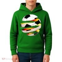Soccer Ball Tear Kids Hoodie thumb 4