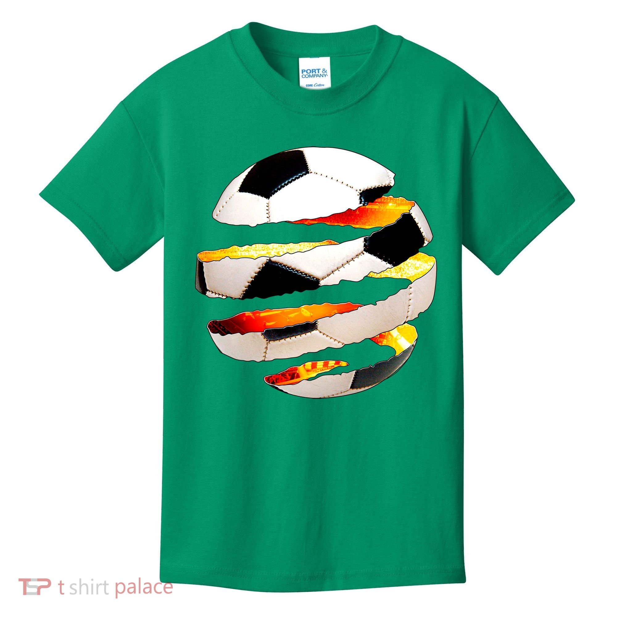 Soccer Ball Tear Kids T-Shirt
