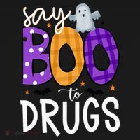 Say Boo To Drugs Funny Halloween Red Ribbon Week Awareness Women's Hoodie thumb 2