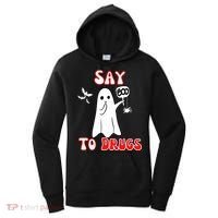 Say Boo To Drugs National Red Ribbon Week Awareness Cool Gift Women's Hoodie thumb 0