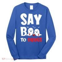 Say Boo To Drugs Red Ribbon Week Awareness Cool Gift Long Sleeve Shirt thumb 0