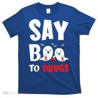 Say Boo To Drugs Red Ribbon Week Awareness Cool Gift T-Shirt thumb 0