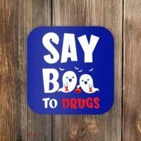 Say Boo To Drugs Red Ribbon Week Awareness Cool Gift Coaster thumb 0