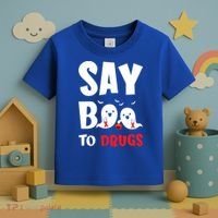 Say Boo To Drugs Red Ribbon Week Awareness Cool Gift Toddler T-Shirt thumb 3