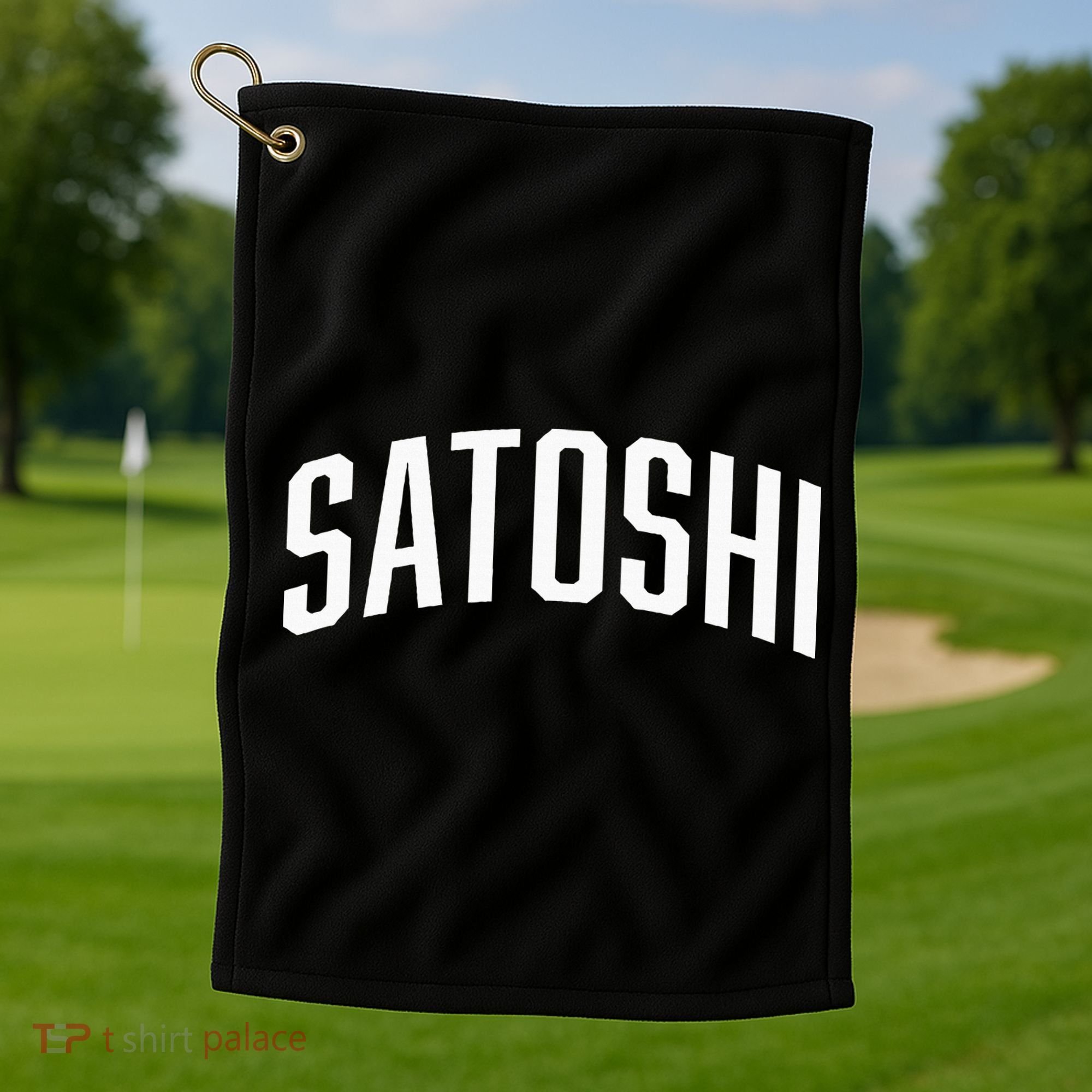Satoshi Bitcoin University Golf Towel