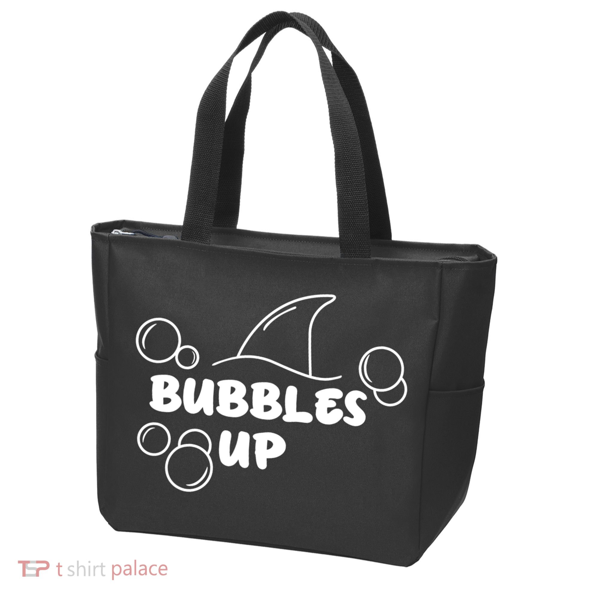 Shark Bubbles Up Tote Bag