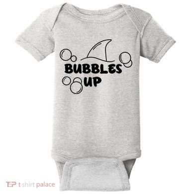 Shark Bubbles Up Baby Bodysuit