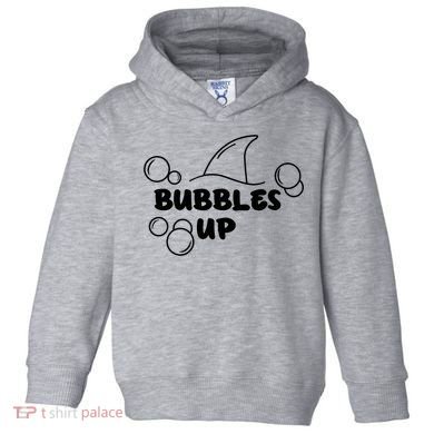 Shark Bubbles Up Toddler Hoodie