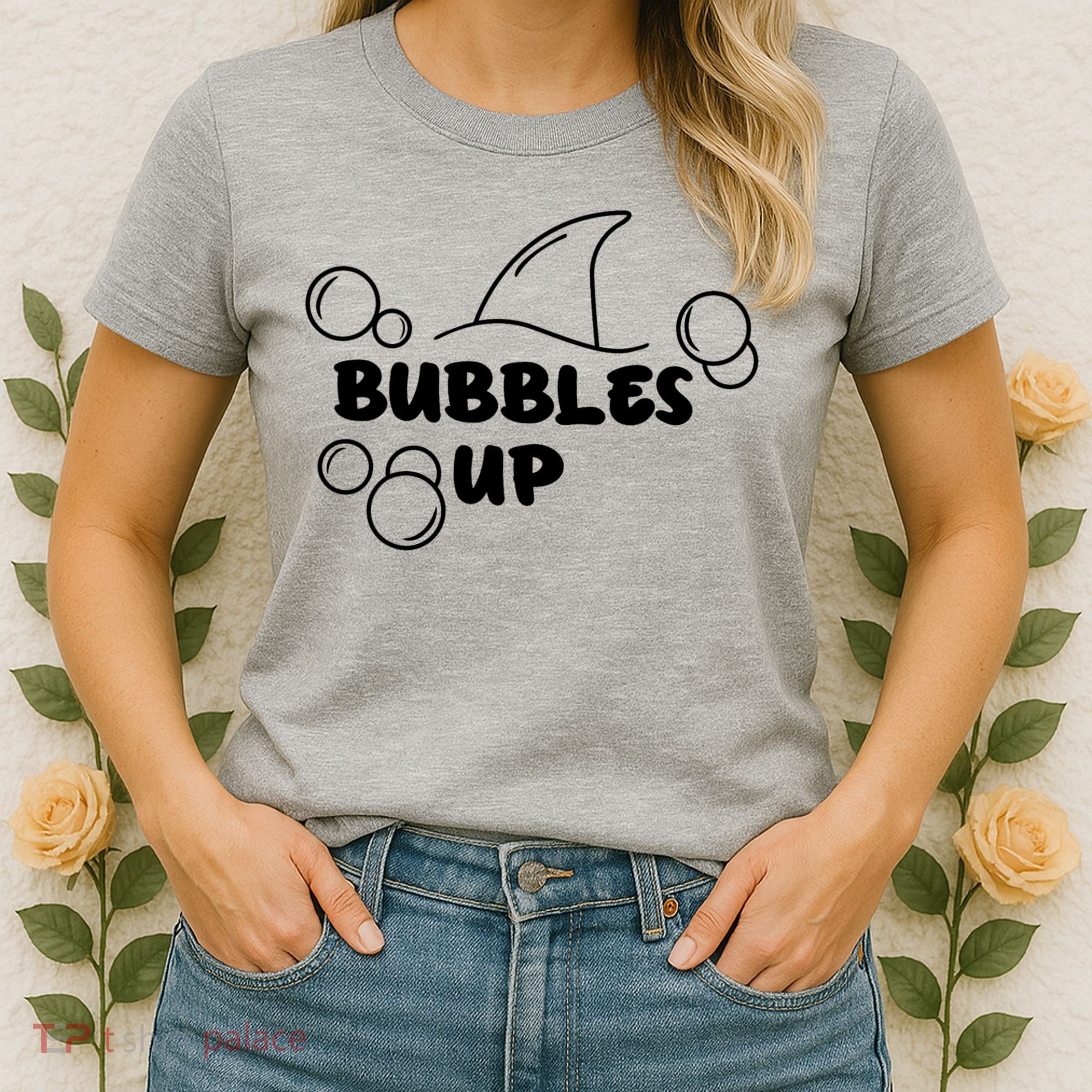 Shark Bubbles Up Women's T-Shirt