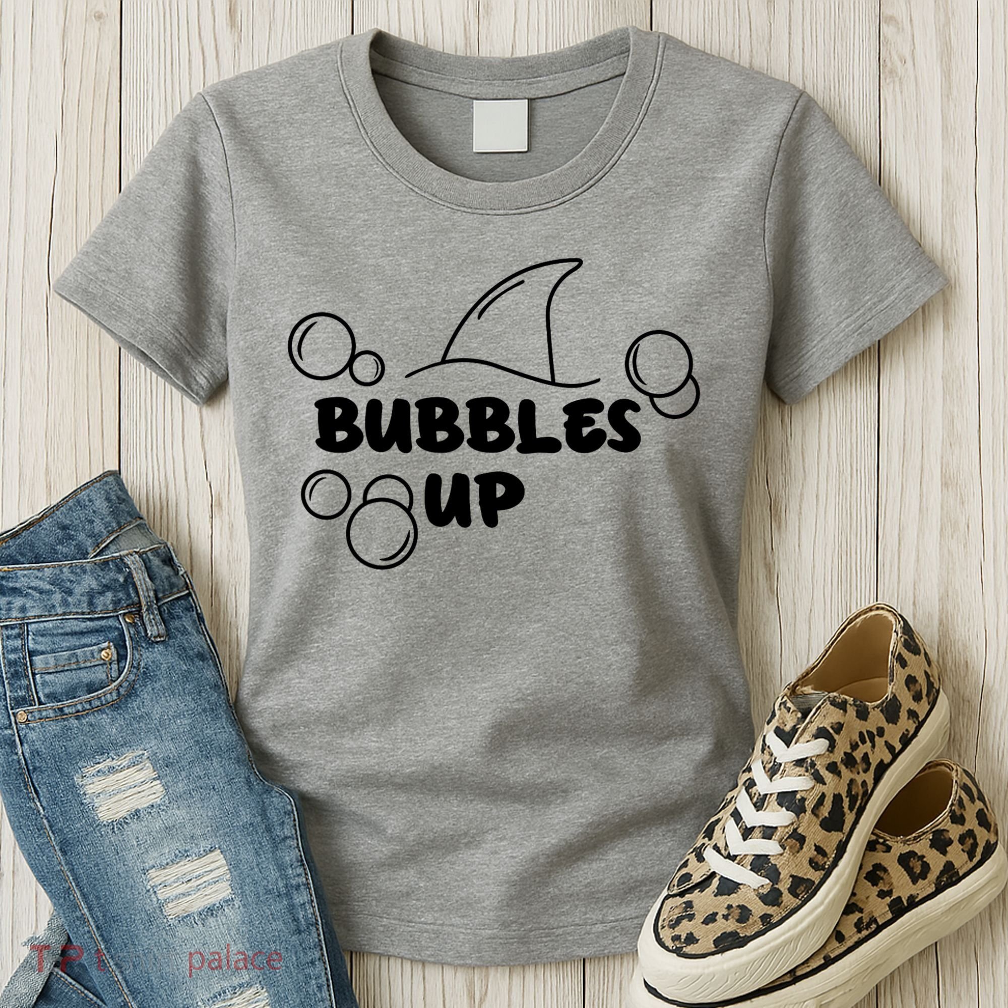 Shark Bubbles Up Women's T-Shirt
