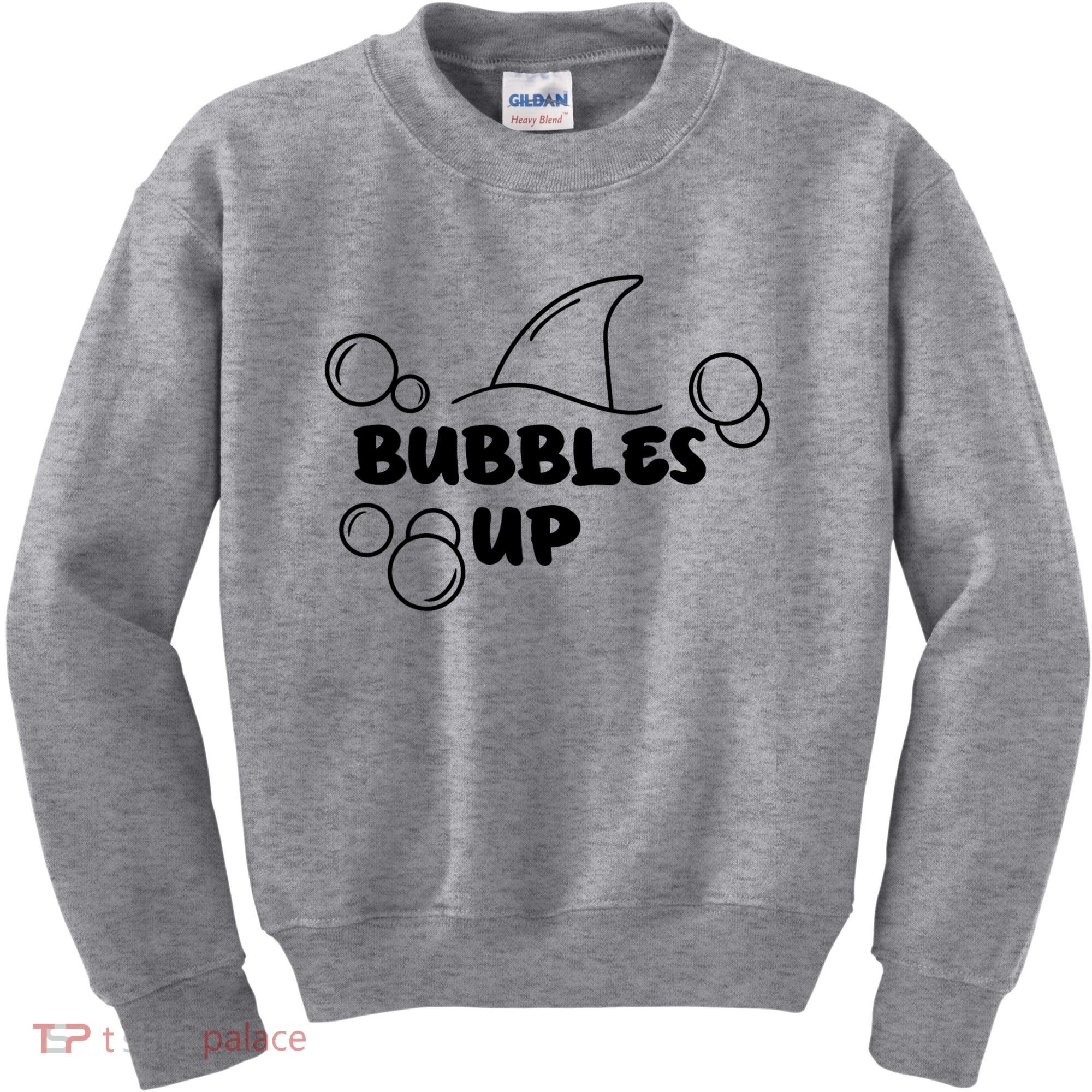 Shark Bubbles Up Kids Sweatshirt