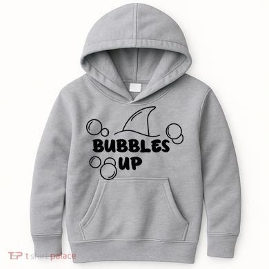 Shark Bubbles Up Kids Hoodie
