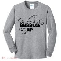 Shark Bubbles Up Kids Long Sleeve Shirt thumb 0