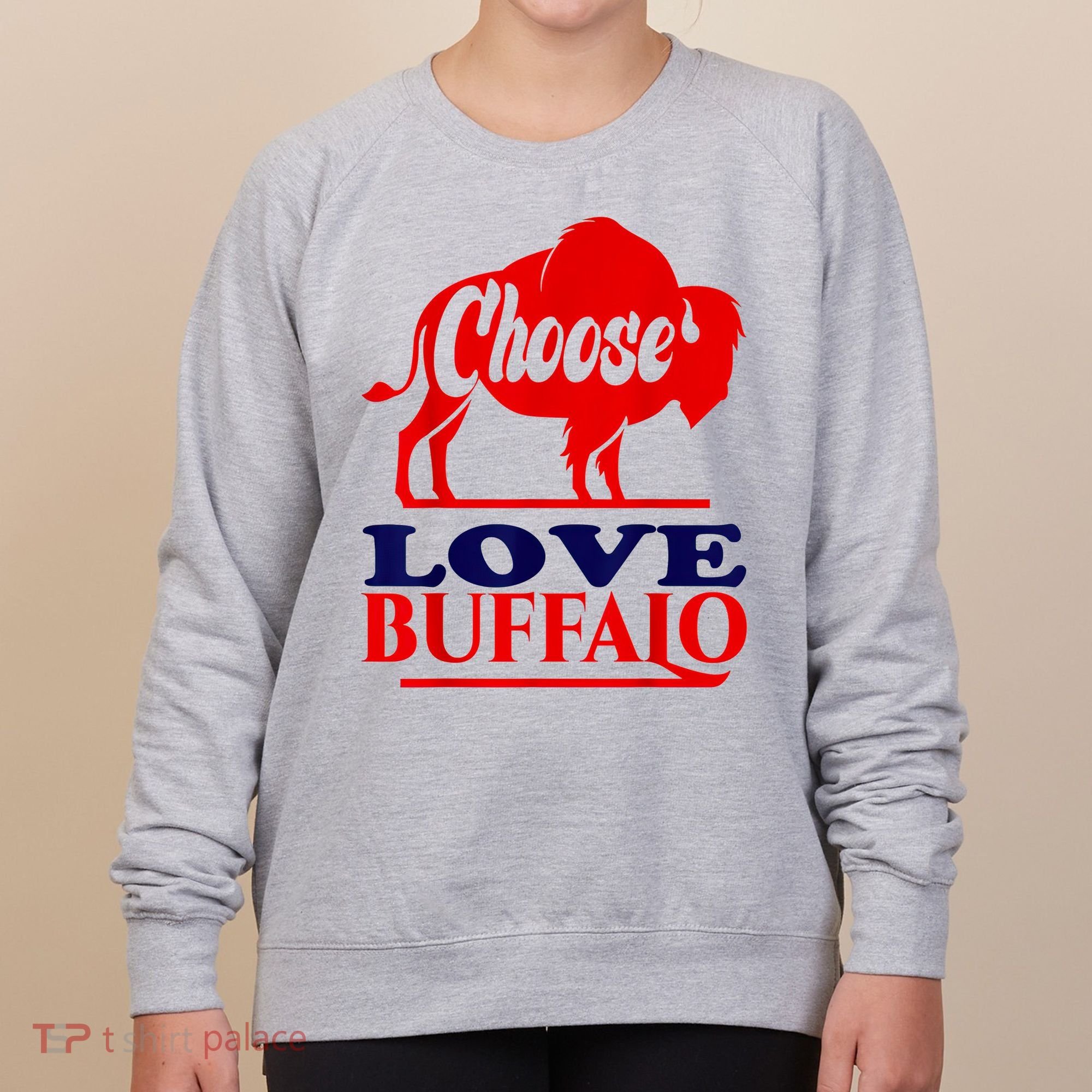 Strong Buffalo USA Pray For Buffalo Women's Sweatshirt
