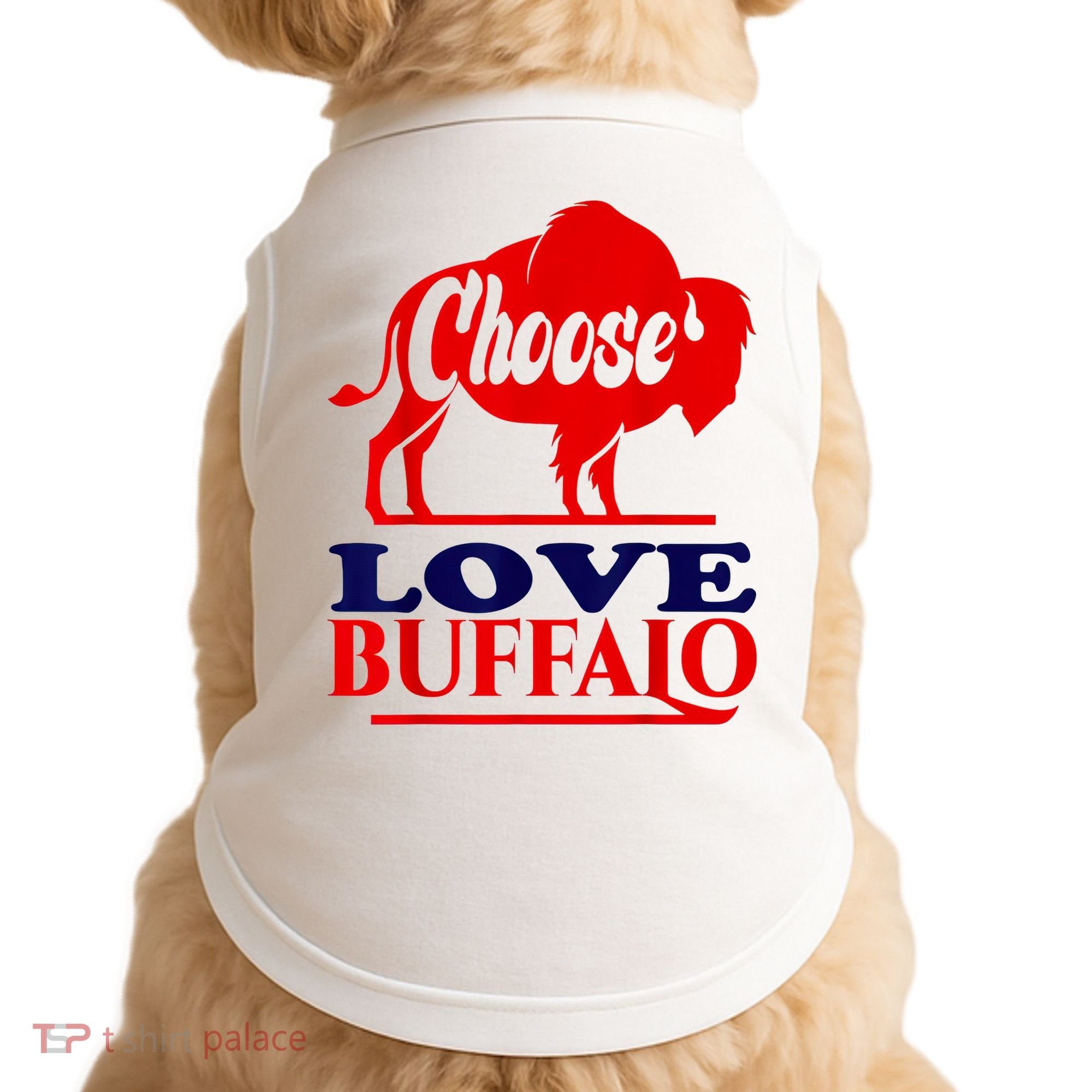 Strong Buffalo USA Pray For Buffalo Doggie Tank