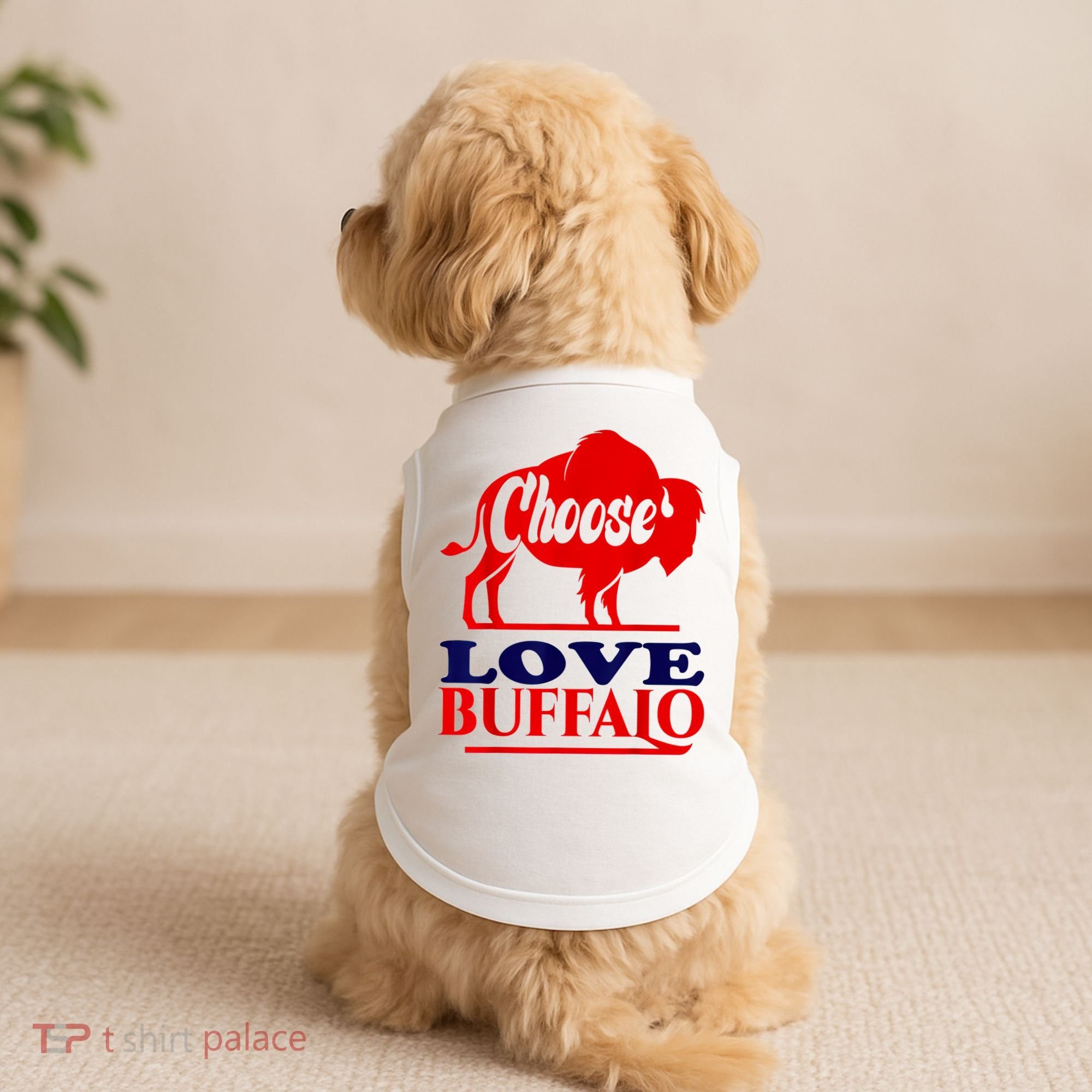 Strong Buffalo USA Pray For Buffalo Doggie Tank