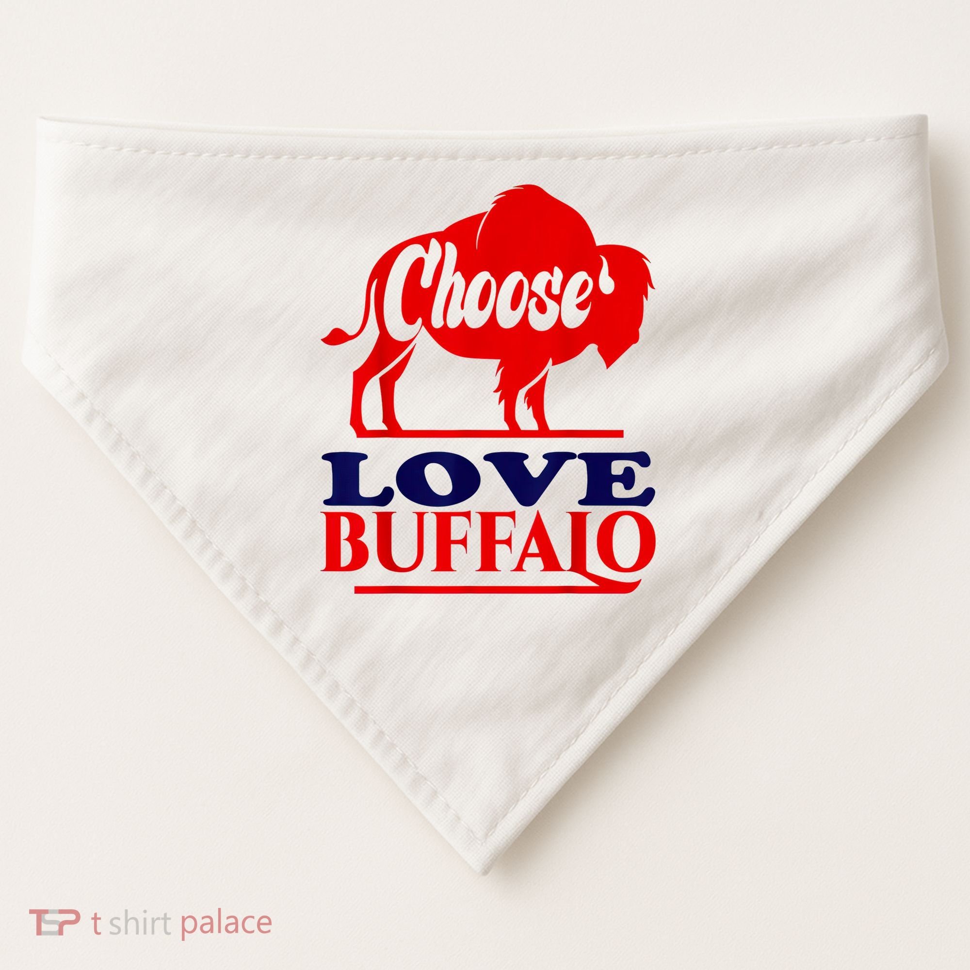 Strong Buffalo USA Pray For Buffalo USA-Made Doggie Bandana