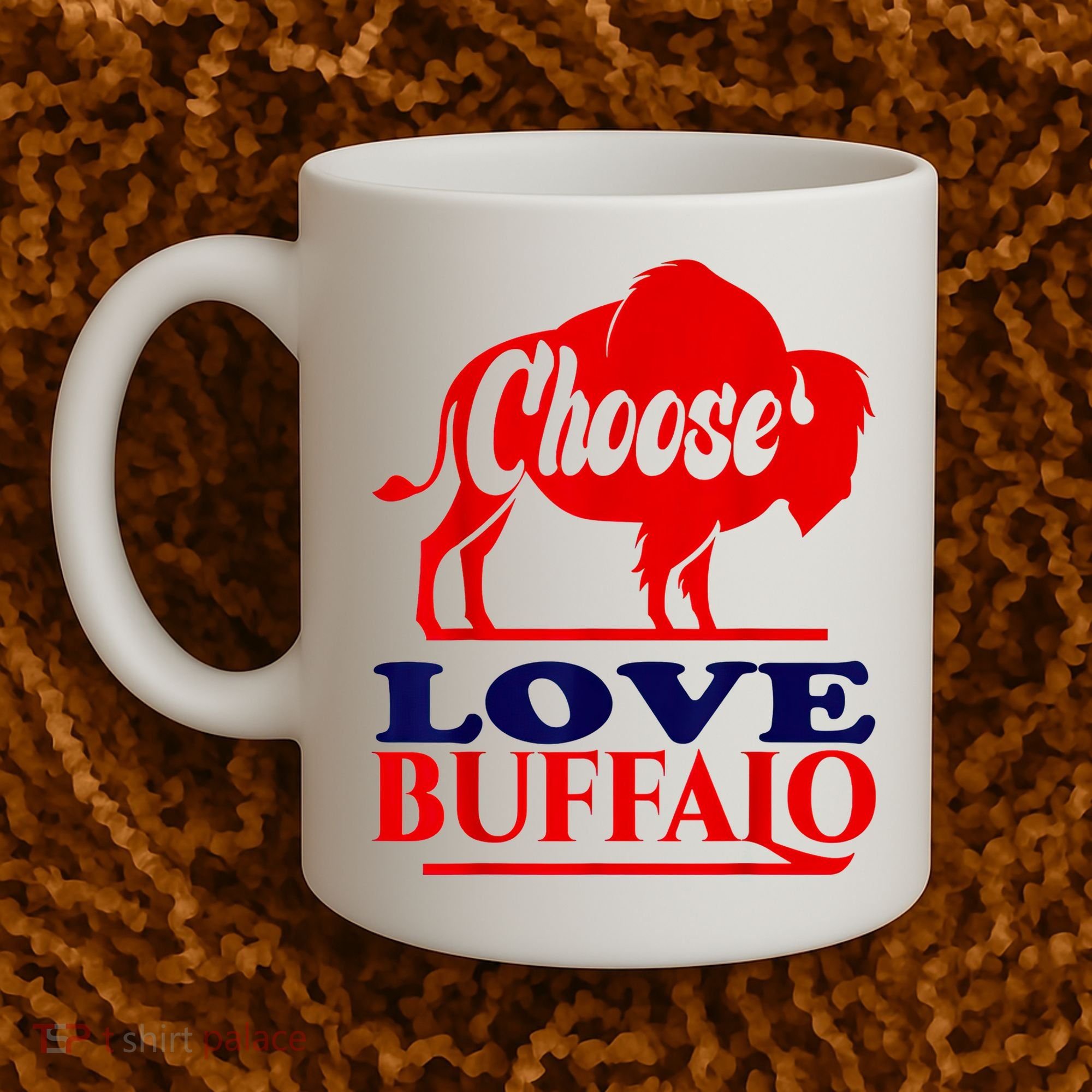 Strong Buffalo USA Pray For Buffalo Coffee Mug
