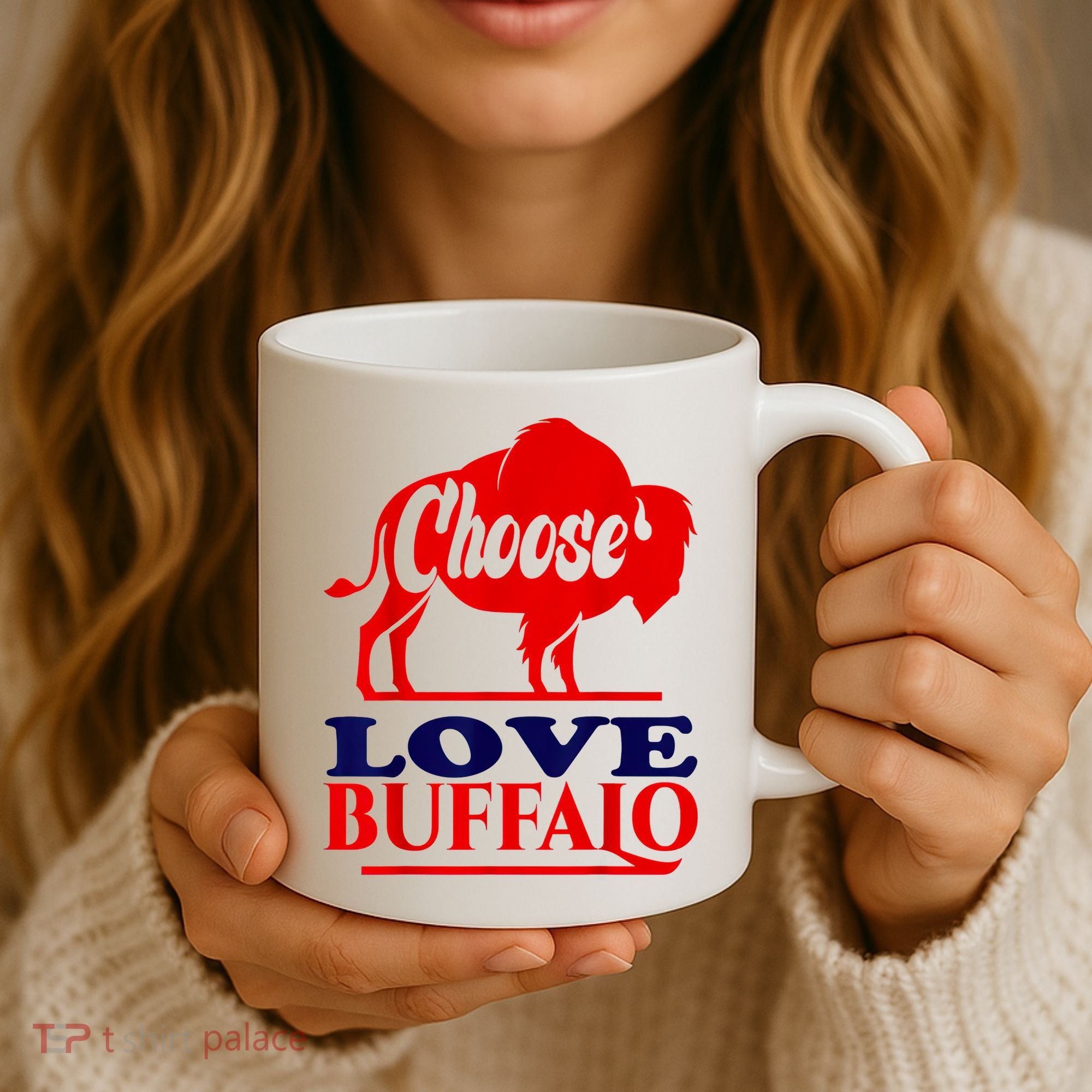 Strong Buffalo USA Pray For Buffalo Coffee Mug
