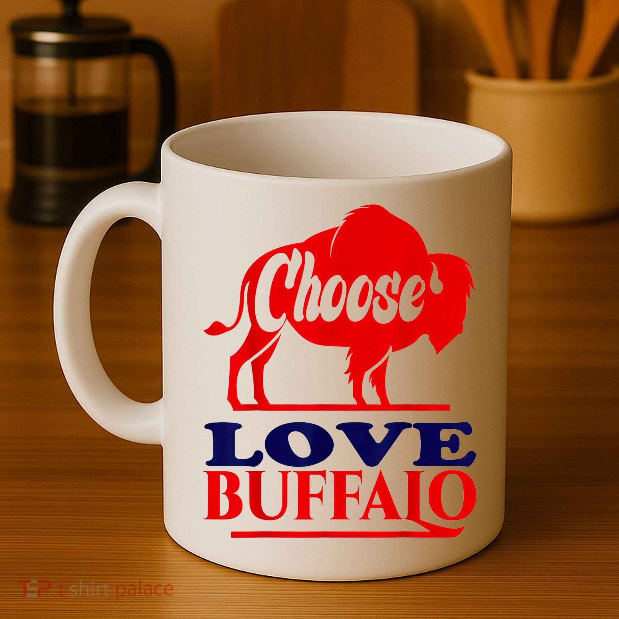 Strong Buffalo USA Pray For Buffalo Coffee Mug