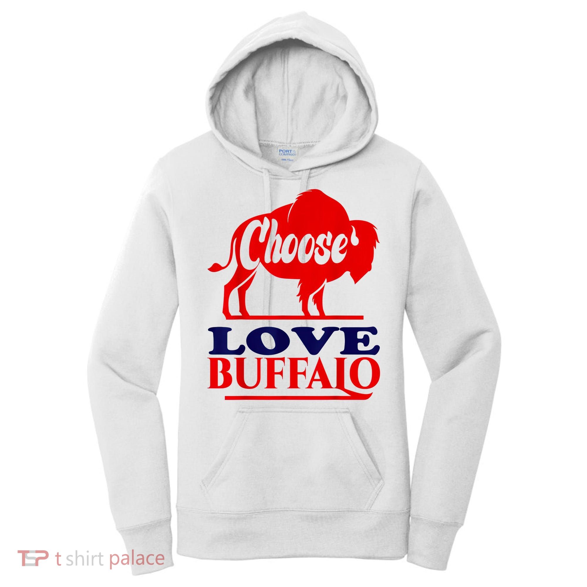 Strong Buffalo USA Pray For Buffalo Women's Hoodie