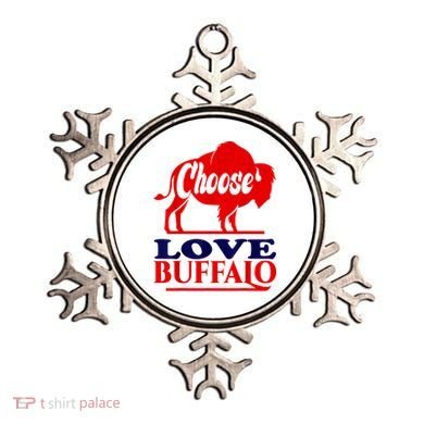 Strong Buffalo USA Pray For Buffalo Ornament