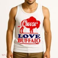 Strong Buffalo USA Pray For Buffalo Tank Top thumb 3