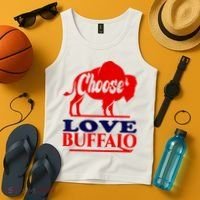 Strong Buffalo USA Pray For Buffalo Tank Top thumb 4