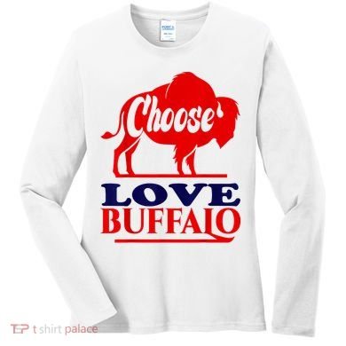 Strong Buffalo USA Pray For Buffalo Women's Long Sleeve Shirt