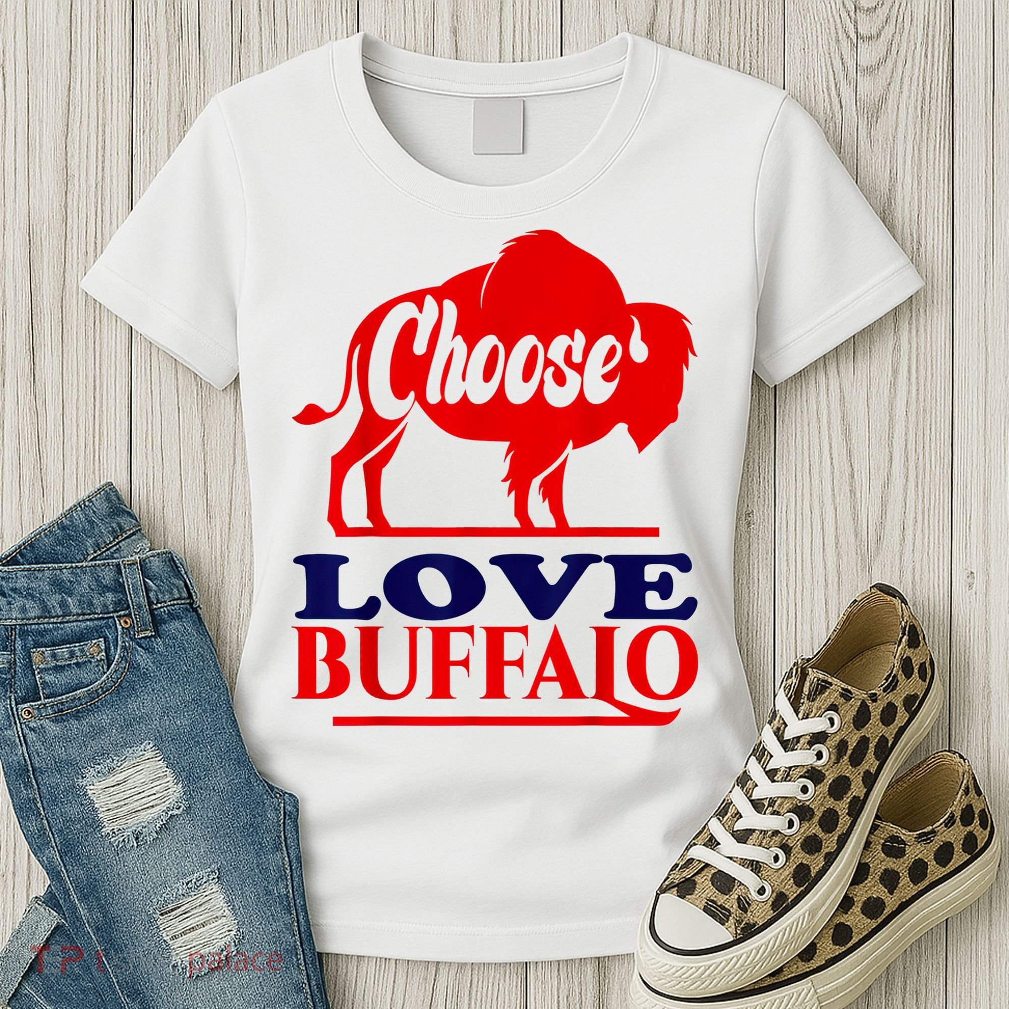 Strong Buffalo USA Pray For Buffalo Women's T-Shirt