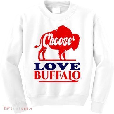 Strong Buffalo USA Pray For Buffalo Kids Sweatshirt