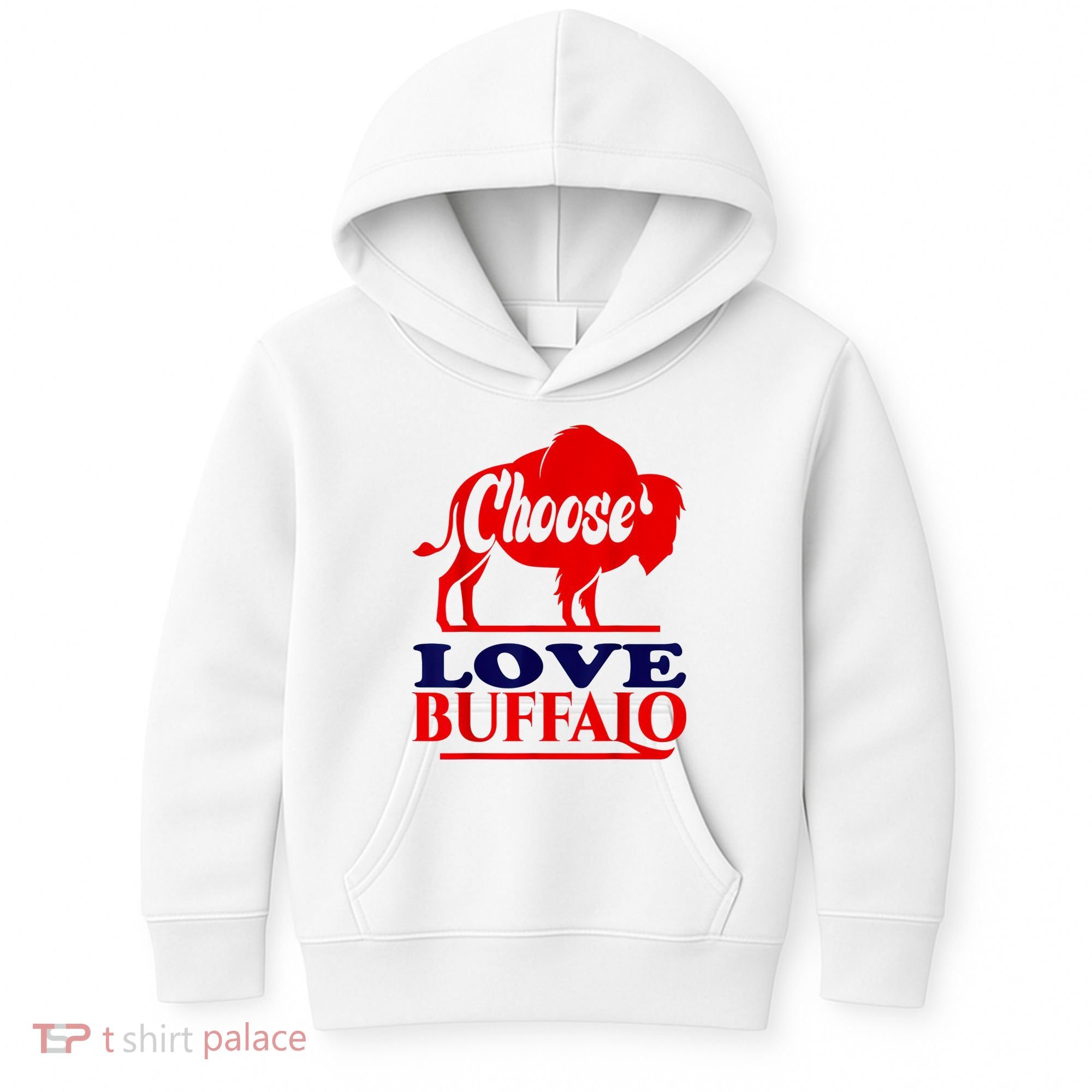 Strong Buffalo USA Pray For Buffalo Kids Hoodie