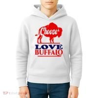 Strong Buffalo USA Pray For Buffalo Kids Hoodie thumb 4