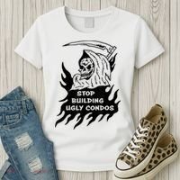 Stop building ugly condos Women's T-Shirt thumb 3