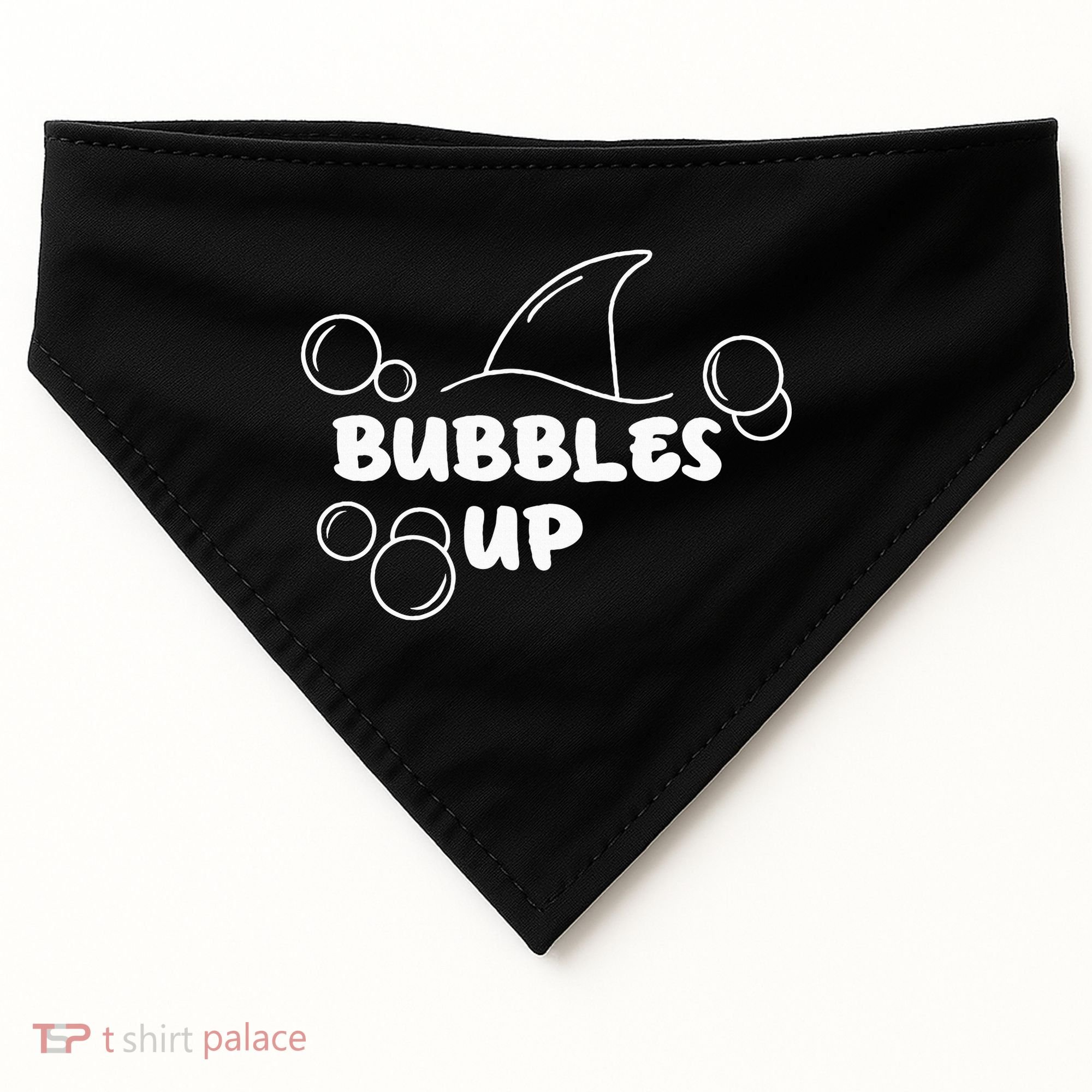 Shark Bubbles Up USA-Made Doggie Bandana