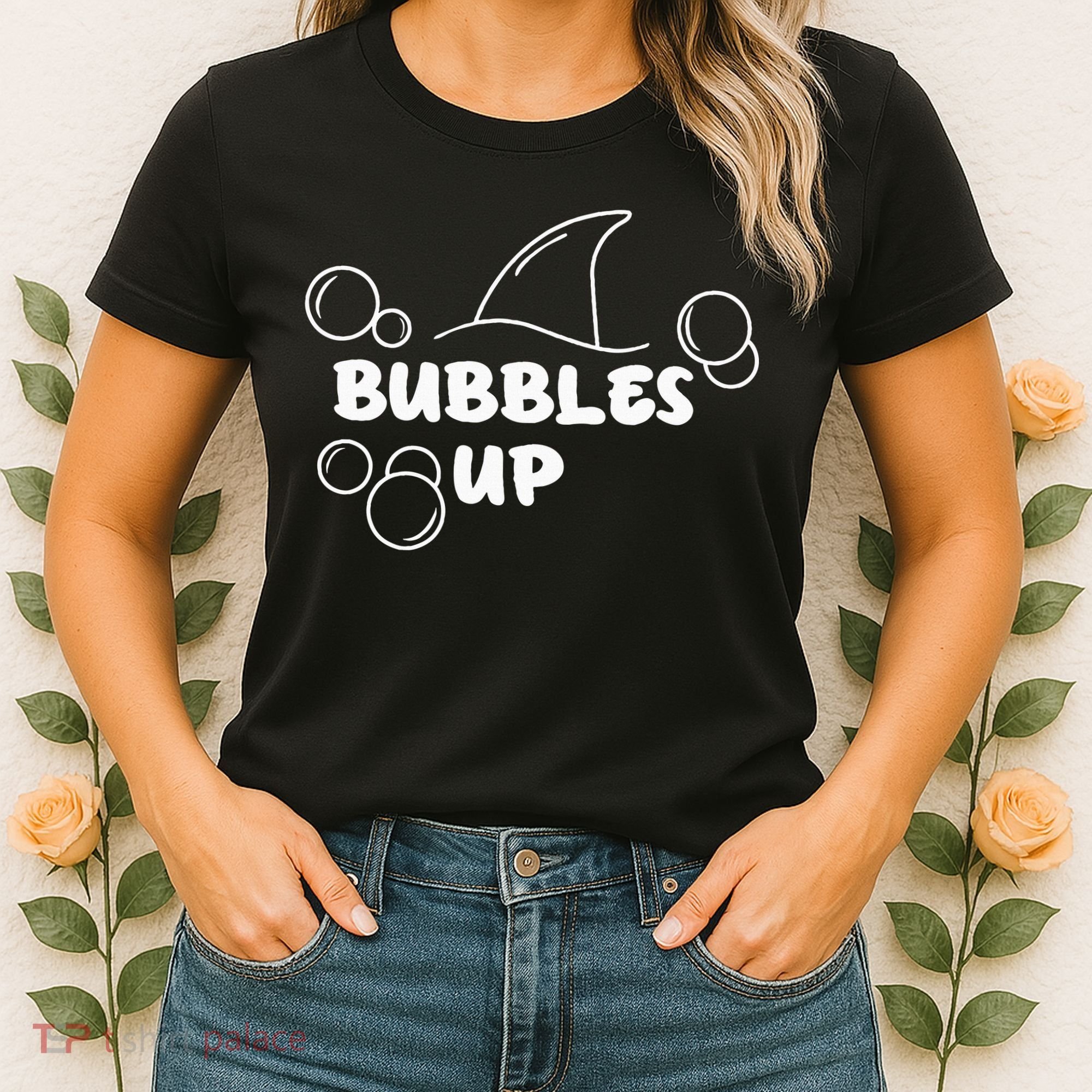Shark Bubbles Up Women's T-Shirt