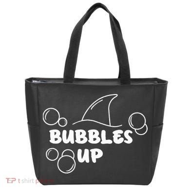 Shark Bubbles Up Tote Bag